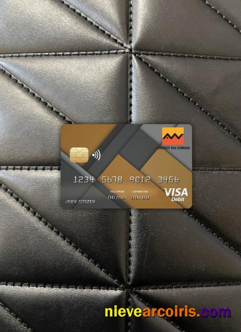 Congo Credit bank visa card photolook